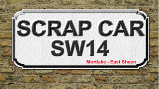 scrap car Mortlake, East Sheen